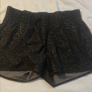 Black Bubbles Hi-Rise Bomber Shorts (XXL)